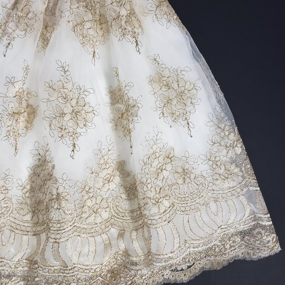 Chi Chi London Embroidered Skirt Tulle 12 ASOS - Picture 6 of 13